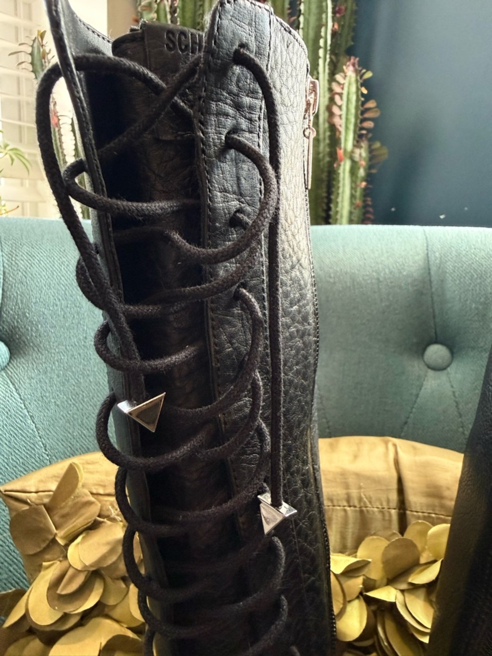 SCHUTZ Tiana Casual Big Floater Combat Boot - Picture 3 of 10